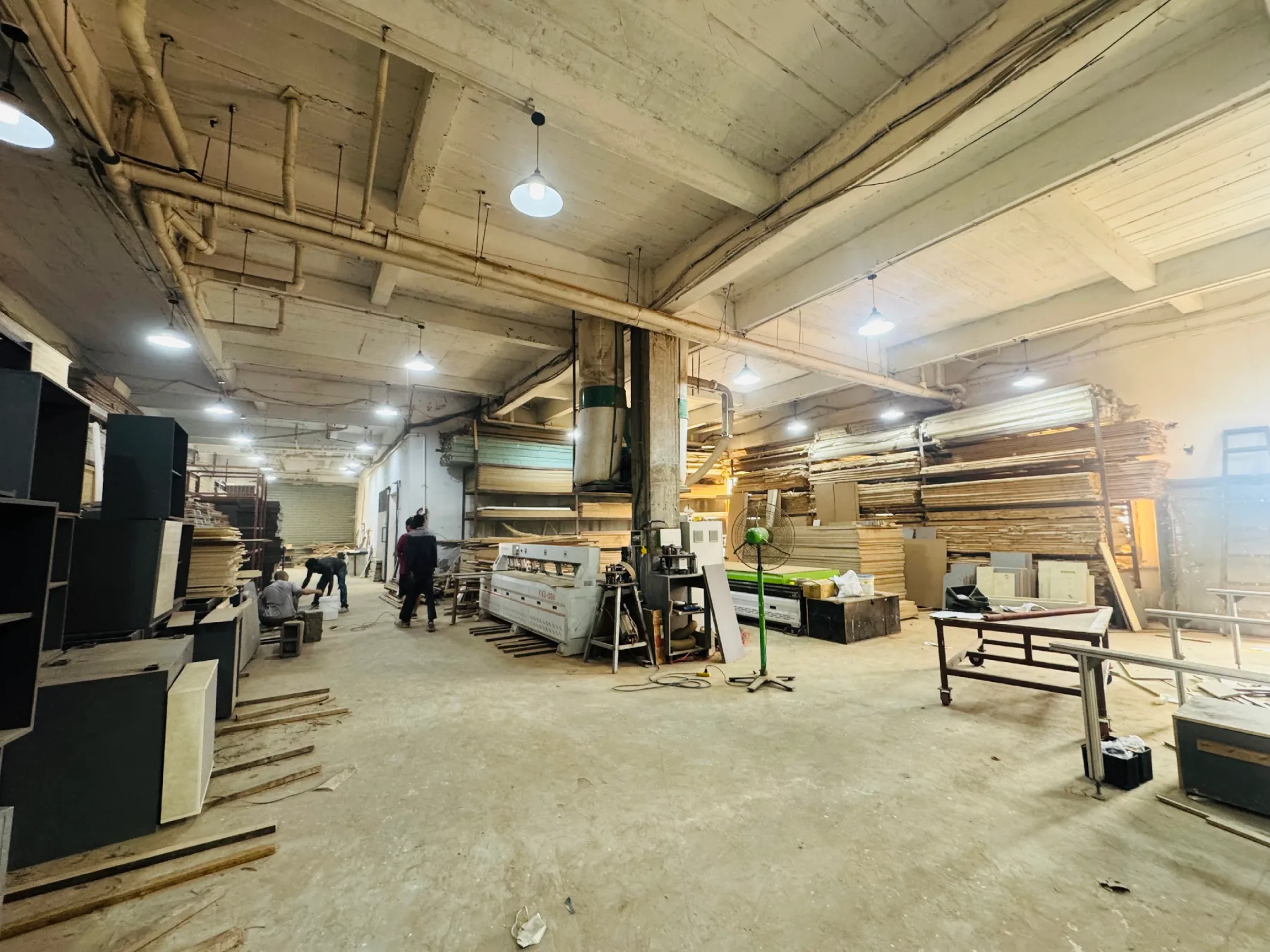 Zone d'assemblage de l'atelier Xinshun